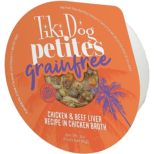 Tiki Dog Savory Chicken with Egg Recipe in Broth Grain-Free Wet Dog Food