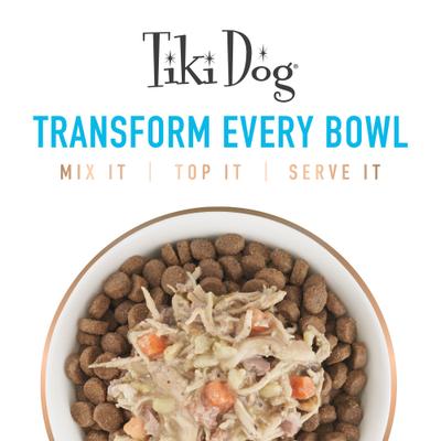 Show full view: Tiki Dog Petites Grain-Free Chicken & Beef Liver Wet Dog Food, 9-oz can, case of 8 slide 8 of 11