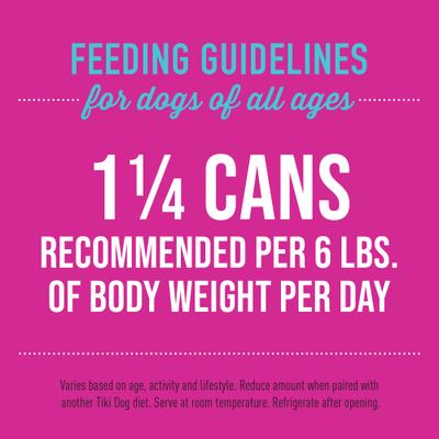 Show full view: Tiki Dog Petites Grain-Free Chicken & Duck Wet Dog Food, 9-oz can, case of 8 slide 7 of 10