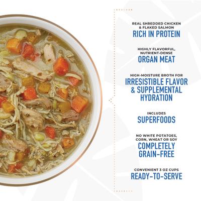 Show full view: Tiki Dog Petites Grain-Free Chicken & Salmon Wet Dog Food, 3-oz cup, case of 4 slide 5 of 8