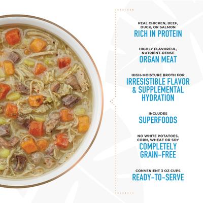 Show full view: Tiki Dog Petites Grain-Free Variety Pack Wet Dog Food, 3-oz cups, case of 10 slide 6 of 9