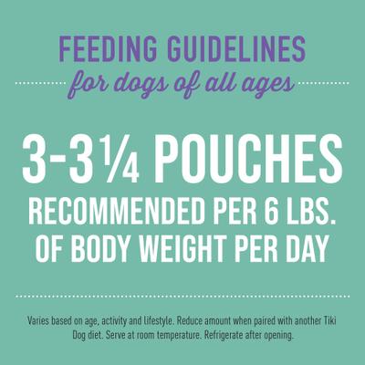 Show full view: Tiki Dog Petites Variety Pack Grain-Free Wet Dog Food, 3.5-oz pouch, case of 12 slide 7 of 11