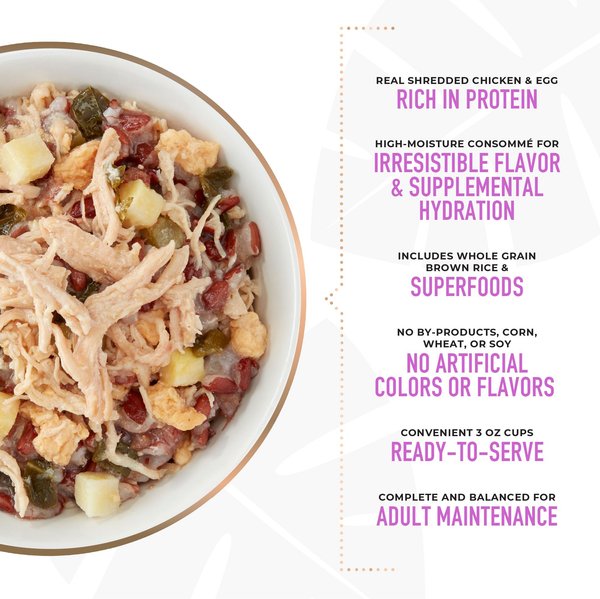 Tiki Dog Petites Whole Foods Adult NON GMO Chicken & Tuna Recipe in Chicken Consomme Wet Dog Food