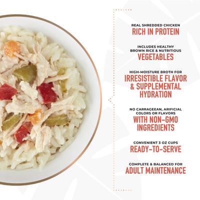 Show full view: Tiki Dog Taste of the World Asia Gluten-Free Chicken & Snow Peas Stir Fry Recipe Wet Dog Food, 3-oz cup, case of 4 slide 5 of 11