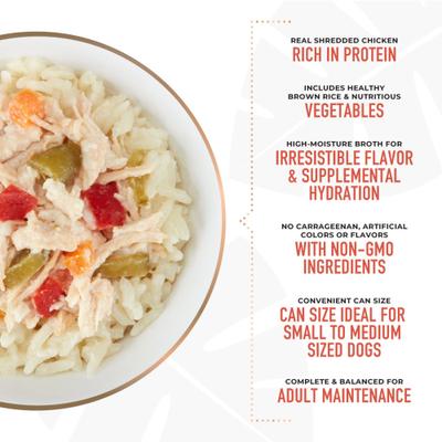 Show full view: Tiki Dog Taste of the World Asia Gluten-Free Chicken & Snow Peas Stir Fry Recipe Wet Dog Food, 9-oz can, case of 8 slide 6 of 10