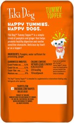 Tiki Dog Tummy Topper Pumpkin & Ginger Puree Grain-Free Wet Dog Food Topper, 1.5-oz pouch, case of 12 slide 2 of 9