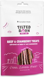 Tilted Barn Pet Company Beef & Cranberry Recipe Jerky Dog Treats, 3.53-oz bag