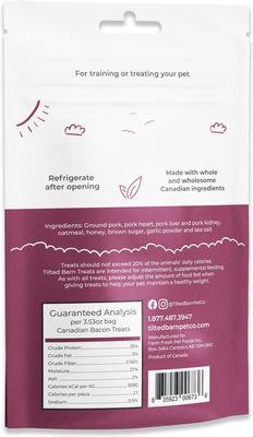 Show full view: Tilted Barn Pet Company Canadian Bacon Recipe Miniwags Dog Treats, 3.53-oz bag slide 3 of 4