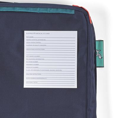 Show full view: Timberdog Ruffrest Orthopedic Ultimate Travel Cat & Dog Bed with Removable Cover, Orion Blue/Tangerine/Teal, Large slide 6 of 12