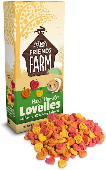 Tiny Friends Farm Hazel Lovelies Hamster & Rabbit Treats, 4.2-oz bag