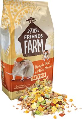 Show full view: Tiny Friends Farm Reggie Rat & Mimi Mouse Food, 2-lb bag slide 3 of 6