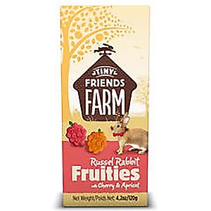 Tiny Friends Farm Russel Fruities Rabbit & Guinea Pig Treats, 4.2-oz bag