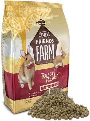 Show full view: Tiny Friends Farm Russel Tasty Nuggets Rabbit Food, 3.3-lb bag slide 2 of 5