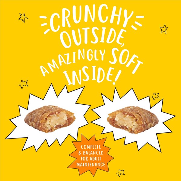 Show full view: Tiny Tiger Chicken Chompers Flavor Filled Crunchy Cat Treats, 3-oz bag slide 5 of 8