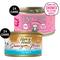 Show in main carousel: Tiny Tiger Chunks in EXTRA Gravy Salmon & Whitefish Recipe Grain-Free Canned Cat Food, 3-oz, case of 24 + Fancy Feast Gravy Lovers Salmon & Sole Feast in Seared Salmon Flavor Gravy Canned Cat Food, 3-oz, case of 24 slide 1 of 9