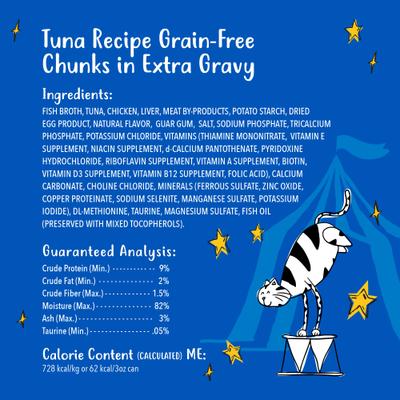 Show full view: Tiny Tiger Chunks in EXTRA Gravy Tuna Canned Food + Lickables Variety Pack Bisque Cat Treat & Topper slide 4 of 8
