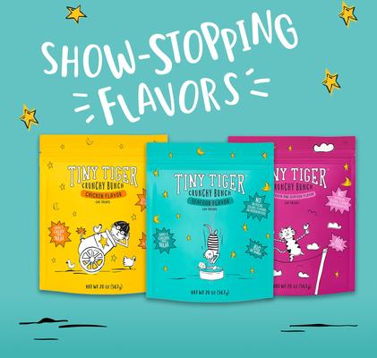 Show full view: Tiny Tiger Crunchy Bunch Fins of Fury Seafood Flavor Cat Treats, 20-oz slide 8 of 10