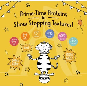 Tiny Tiger Grain-Free Chunks in EXTRA Gravy Seafood Recipes Variety Pack Canned Cat Food, 3-oz can, case of 24