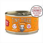 Tiny Tiger Grain-Free Chunks in EXTRA Gravy Turkey Recipe Canned Cat Food, 3-oz can, case of 24