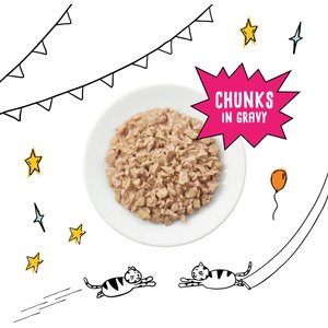 Tiny Tiger Grain-Free Chunks in Gravy Beef Recipe Canned Cat Food, 3-oz can, case of 24