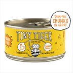 Tiny Tiger Grain-Free Chunks in Gravy Chicken Recipe Canned Cat Food, 3-oz can, case of 24