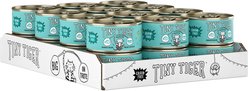 Tiny Tiger Grain-Free Chunks in Gravy Seafood Recipe Canned Cat Food, 3-oz can, case of 24 slide 2 of 9
