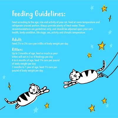 Show full view: Tiny Tiger Grain-Free Chunks in Gravy Seafood Recipe Canned Cat Food, 3-oz can, case of 24 slide 8 of 12