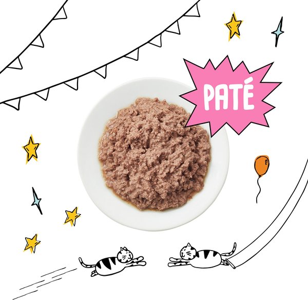 Show full view: Tiny Tiger Grain-Free Pate Seafood Recipes Variety Pack Canned Cat Food, 3-oz can, case of 24 slide 5 of 12