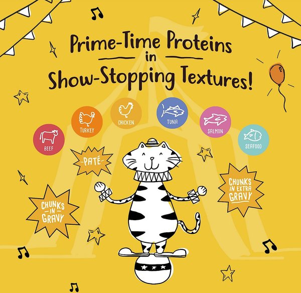 Show full view: Tiny Tiger Grain-Free Pate Seafood Recipes Variety Pack Canned Cat Food, 3-oz can, case of 24 slide 10 of 12