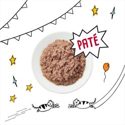 Tiny Tiger Kitten Pate Turkey Recipe Grain-Free Canned Cat Food, 3-oz can, case of 24 slide 2 of 6