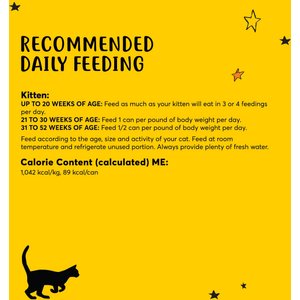 Tiny Tiger Kitten Pate Chicken Recipe Grain-Free Canned Cat Food (NEW LOOK AVAILABLE), 3-oz can, case of 4
