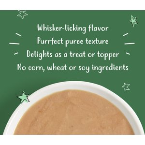 Tiny Tiger Lickables Bisque Senior Formula, Tuna & Chicken Recipe Cat Treat & Topper, 1.4-oz pouch, case of 12