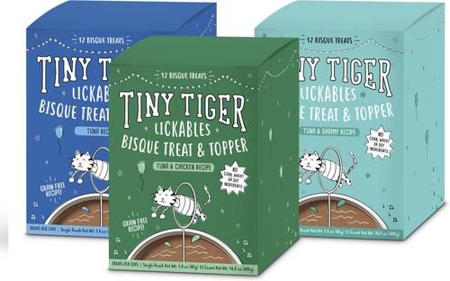Show full view: Tiny Tiger Lickables Bisque Tuna & Chicken Recipe Cat Treat & Topper, 1.4-oz pouch, case of 12 slide 8 of 10
