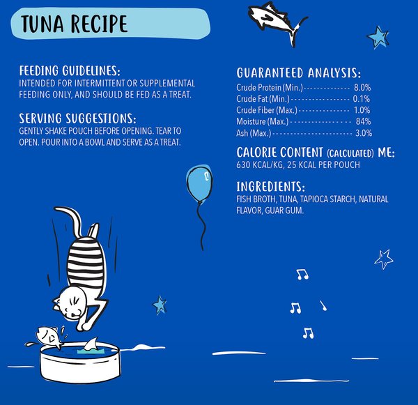 Show full view: Tiny Tiger Lickables Bisque Tuna Recipe Cat Treat & Topper, 1.4-oz pouch, case of 12 slide 4 of 10