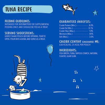 Show full view: Tiny Tiger Lickables Bisque Tuna Recipe Cat Treat & Topper, 1.4-oz pouch, case of 12 slide 4 of 10