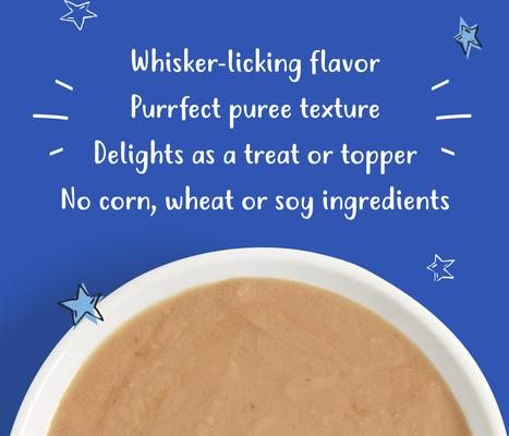 Show full view: Tiny Tiger Lickables Bisque Tuna Recipe Cat Treat & Topper, 1.4-oz pouch, case of 12 slide 5 of 10