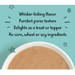 Show in main carousel: Tiny Tiger Lickables Bisque Tuna & Shrimp Recipe Cat Treat & Topper, 1.4-oz pouch, case of 12 slide 5 of 10