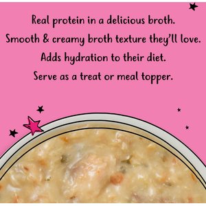 Tiny Tiger Lickables Soup Salmon Recipe in a Creamy Chicken Broth Cat Treat & Topper, 1.2-oz cup, case of 8