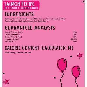 Tiny Tiger Lickables Soup Salmon Recipe in a Creamy Chicken Broth Cat Treat & Topper, 1.2-oz cup, case of 8