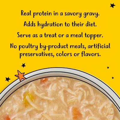 Show full view: Tiny Tiger Lickables Stew Chicken & Veggies Recipe Cat Treat & Topper, 1.4-oz pouch, case of 12 slide 5 of 10