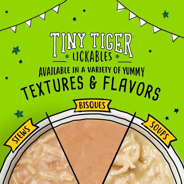 Tiny Tiger Lickables Stew Senior Formula Chicken & Tuna Recipe Cat Treat & Topper