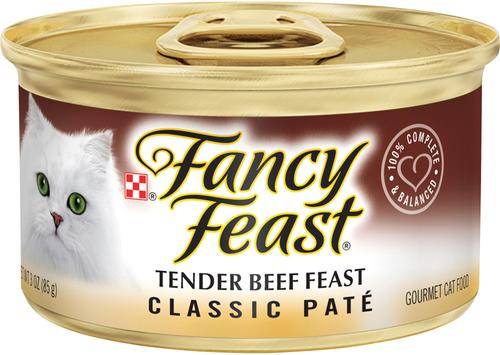 Show full view: Tiny Tiger Pate Beef Recipe Grain-Free Canned Food + Fancy Feast Classic Tender Beef Feast Canned Cat Food slide 6 of 9