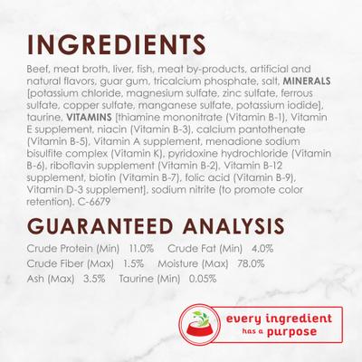 Show full view: Tiny Tiger Pate Beef Recipe Grain-Free Canned Food + Fancy Feast Classic Tender Beef Feast Canned Cat Food slide 7 of 9