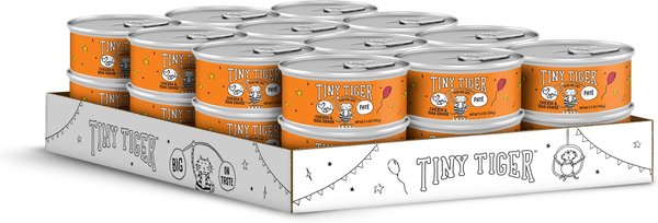 Tiny Tiger Pate Chicken & Tuna Dinner Canned Cat Food