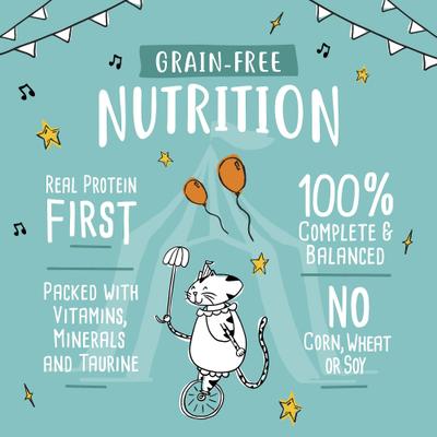 Show full view: Tiny Tiger Grain-Free Pate Seafood Recipes Variety Pack Canned Cat Food, 3-oz can, bundle of 48  slide 8 of 12