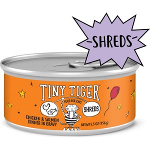 A Strong Heart Chicken & Salmon Dinner in Gravy Wet Cat Food, 5.5-oz, case of 24