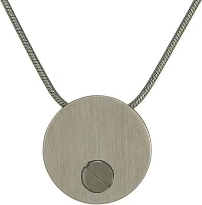 Show full view: Titan Casket Cremation Necklace, Big Paw, Pewter slide 2 of 3