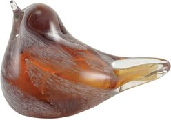 Titan Casket Glass Songbird Keepsake Urn, Amber slide 1 of 3