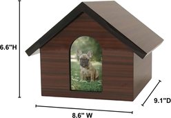 Titan Casket Pet Urn & Memory Box, Brown slide 2 of 5
