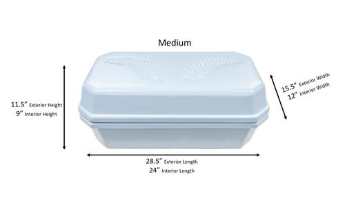 Show full view: Titan Casket Platinum Pet Casket, Blue slide 4 of 4